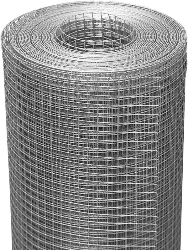 Seboss Galvanized Hardware Cloth 1/2 inch Mesh 72in 19 Gauge